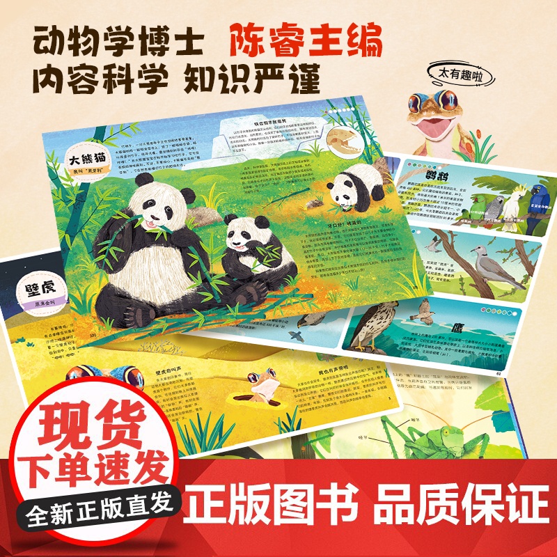 哇,是课本里的动物呀!儿童动物绘本3到6岁趣味故事百科全书陈睿博士恐龙世界科普漫画书籍青葫芦小学生一二三年级课外阅读图画高清大图