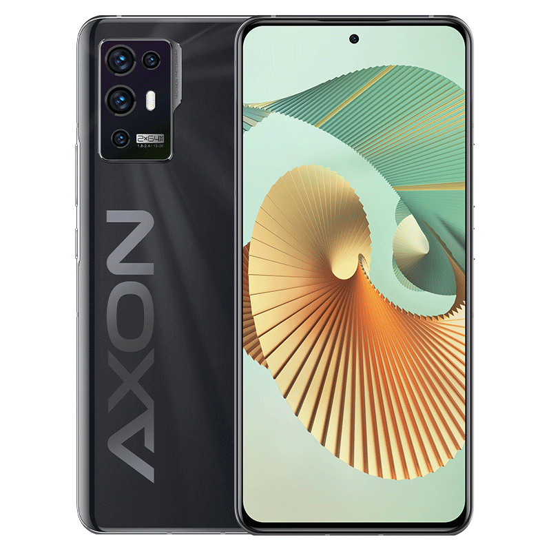 中兴Axon 30Pro 6400万双主摄 120HZ屏 8GB+256GB 曜石黑 骁龙888 55W快充 A30Pro拍照游戏5G手机