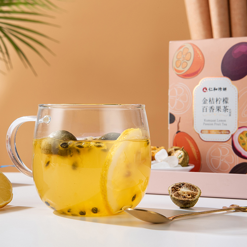 金桔柠檬水果茶百香果蜂蜜冲泡纯果干泡水花茶茶包花果茶包柠檬片