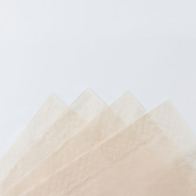 柚家 竹纤维手帕纸 210*210mm4层8片 18包/组高清大图