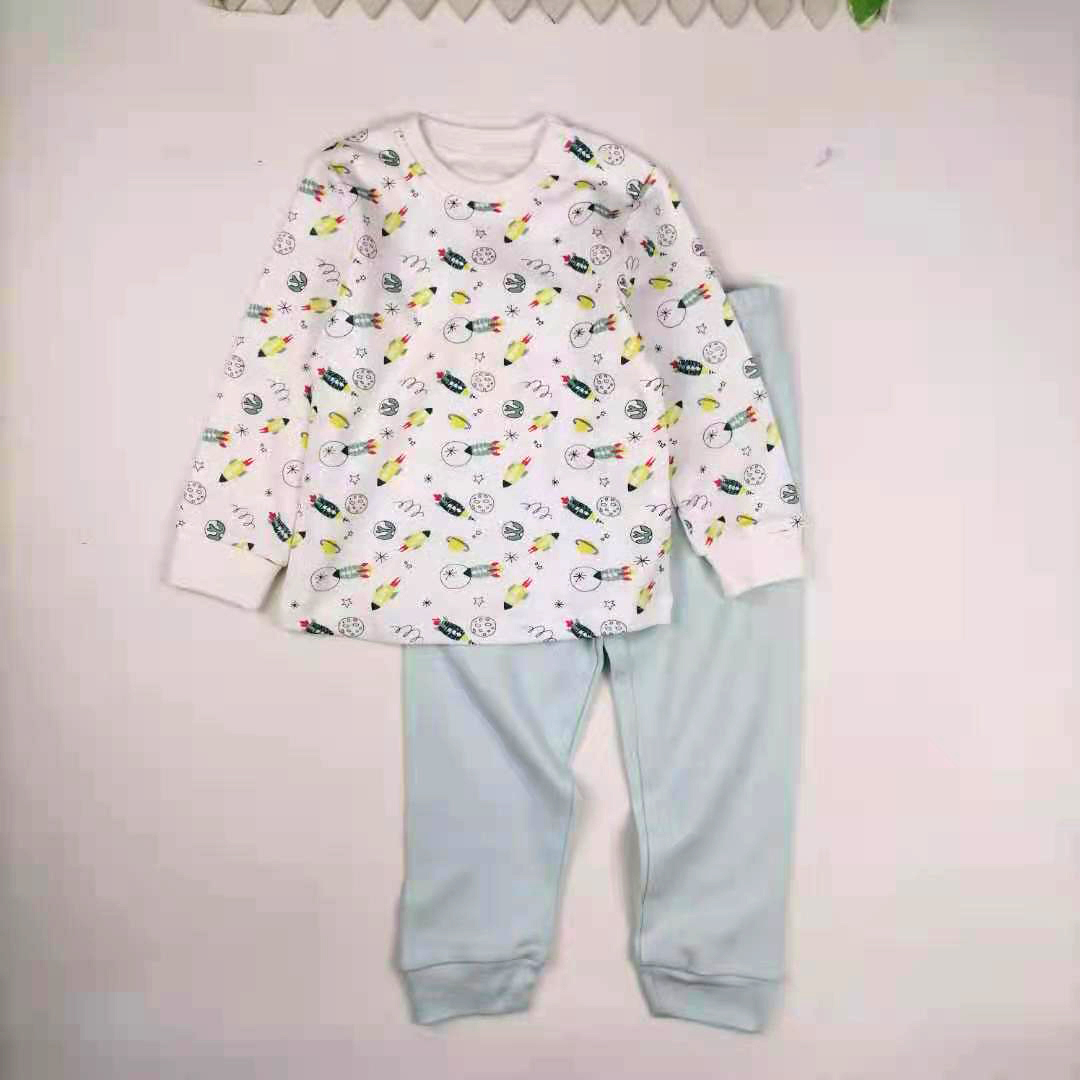 安笛贝乐儿童内衣套装秋衣套装家居服套装80-110cm