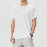 安德玛(Under Armour)短袖男装新款舒适透气圆领运动服时尚潮流T恤21500140-100 ZP