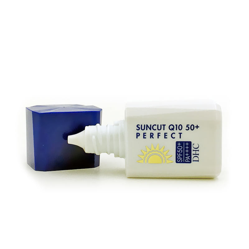 DHC紧致焕肤防晒乳SPF50+PA++++30ml 户外防晒霜轻盈不泛白小蓝帽