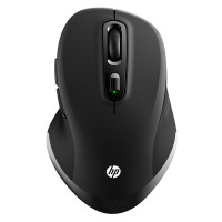 惠普(HP)FM710A 黑色 无线/蓝牙双模鼠标 商务学习办公蓝牙鼠标 类肤材质蓝牙激光鼠标