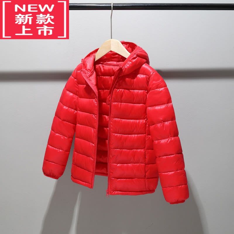 可莉允反季轻薄儿童羽绒棉服中大童男童女童短款宝宝棉衣秋冬外套图片
