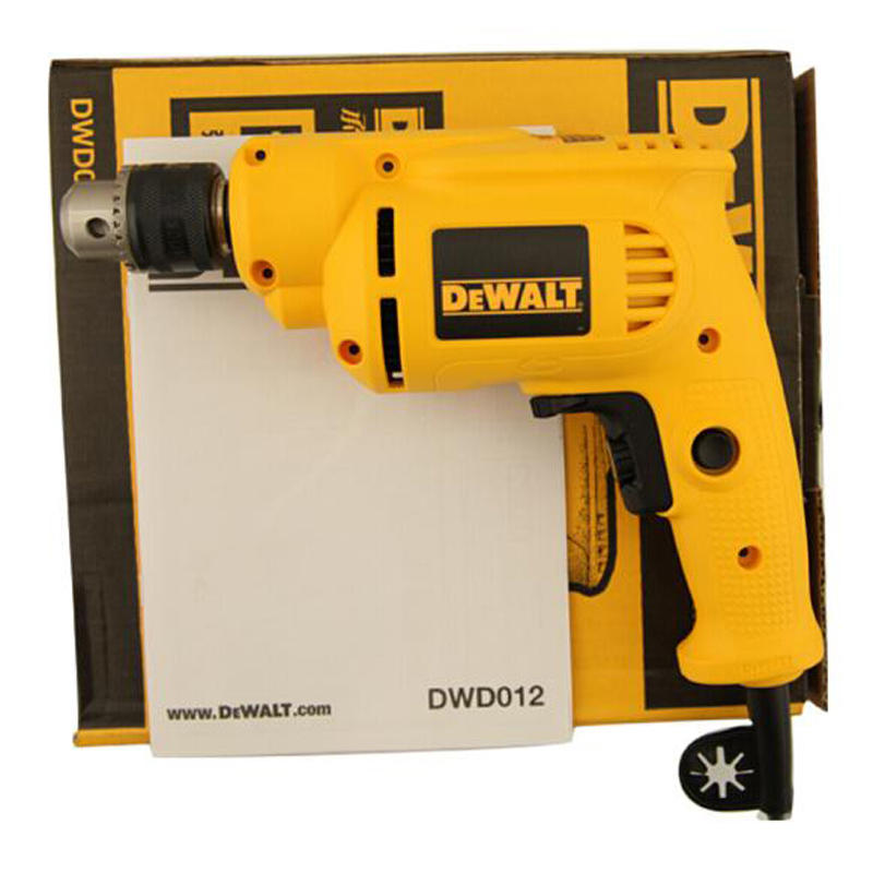 得伟DeWALT 快速释放夹头调速电钻10mm 380W DWD012S