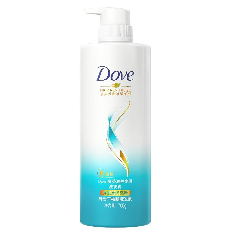 多芬(DOVE)洗发水 滋养水润洗发乳700ml赋活系列