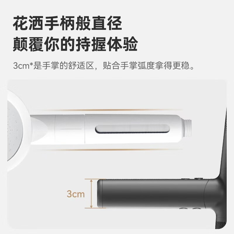 Solis索利斯 电吹风负离子迷你便携速干 吹风机280SE (太空灰)高清大图