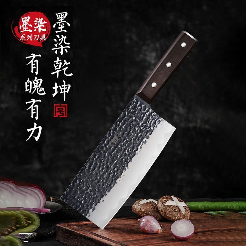 张小泉菜刀家用锻打切片刀具厨房切肉厨师女士专用老式锋利不锈钢多用刀(单刀)