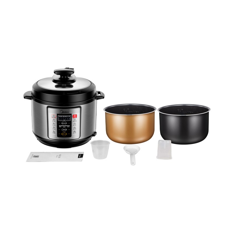 美的(Midea)电压力锅MY-CD5026P电高压锅压力锅5升容量家用智能压力煲双胆煮饭炖菜锅高清大图