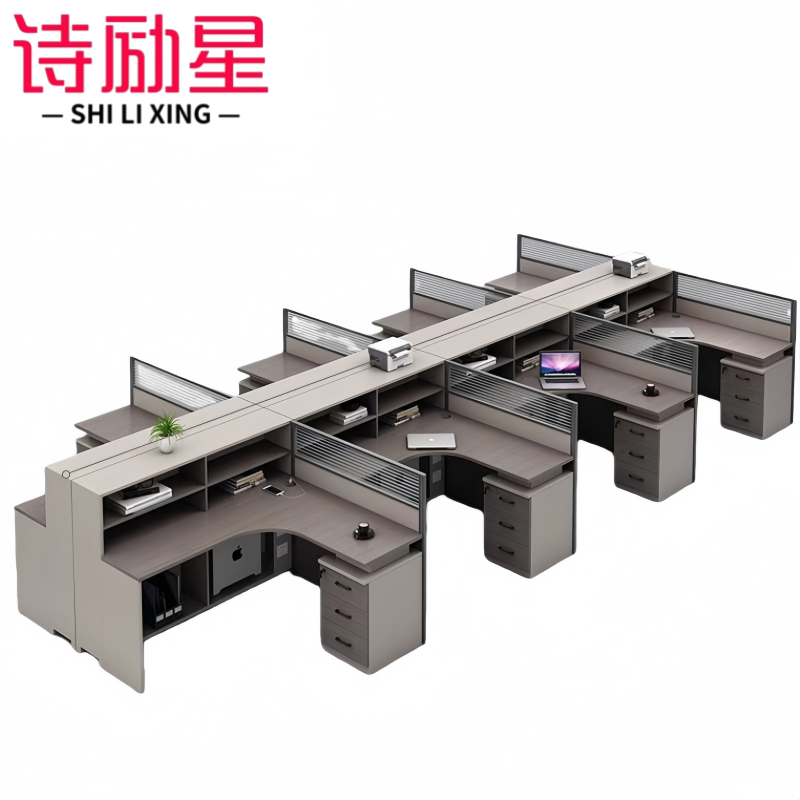 诗励星职员桌高清大图