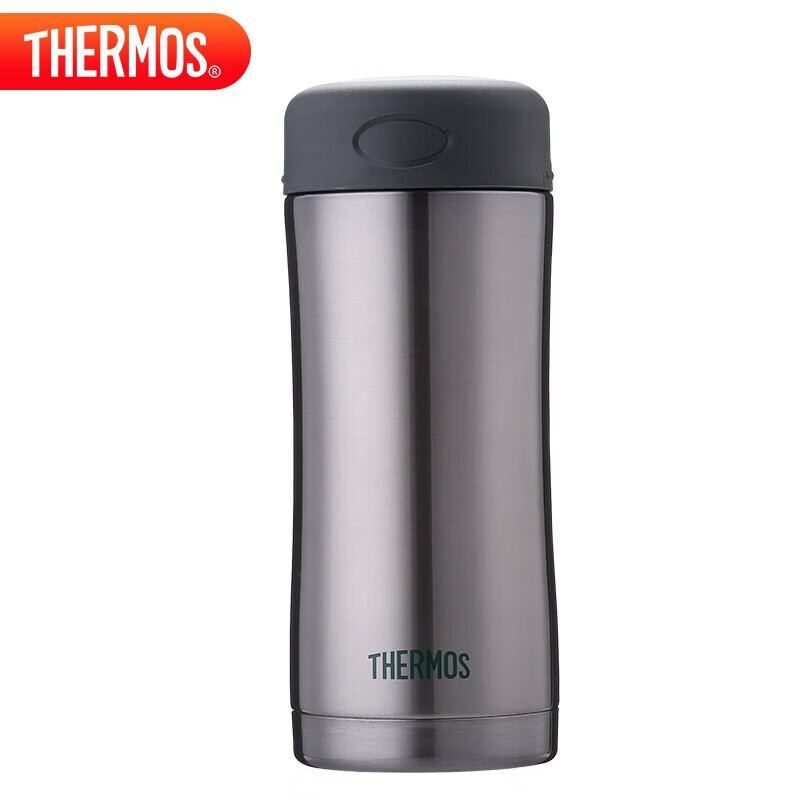 膳魔师(THERMOS) 真空 304不锈钢 户外运动 旅行保温杯 灰色 400ML JCG-400-CGY / 个高清大图