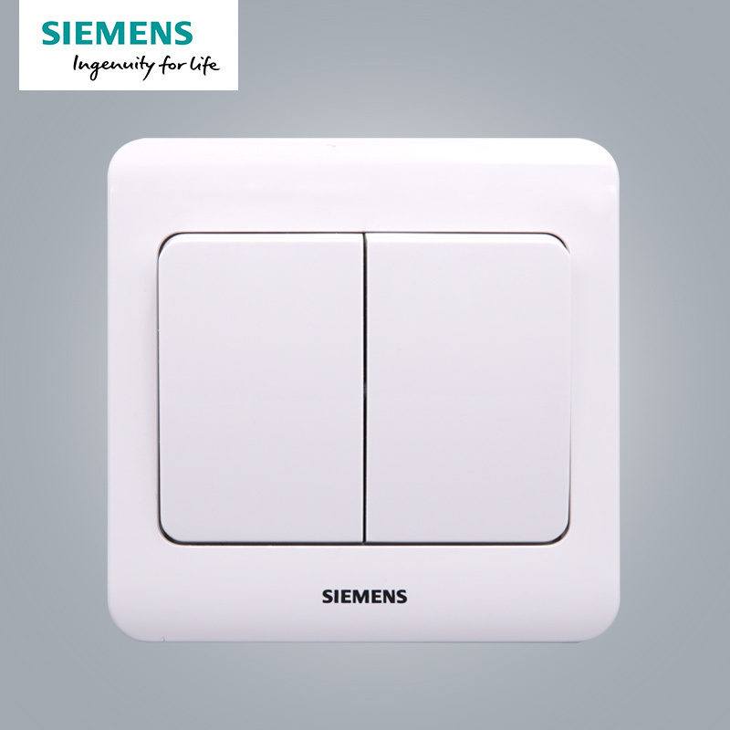 西门子(SIEMENS)开关插座 远景雅白系列二开双控5TA02161CC1