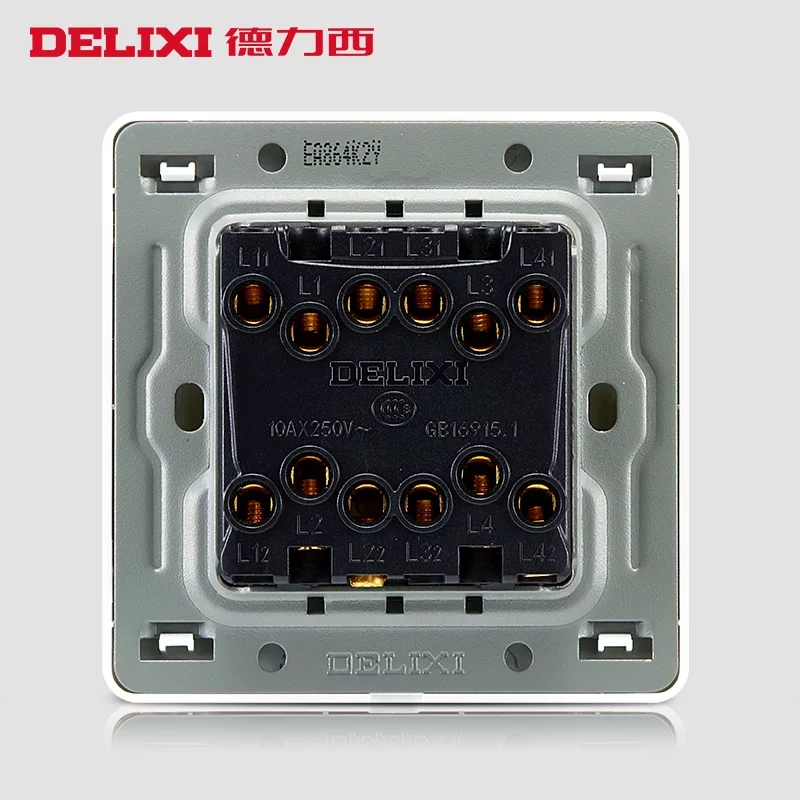 德力西 四开双控 CD217-HA86大板白色