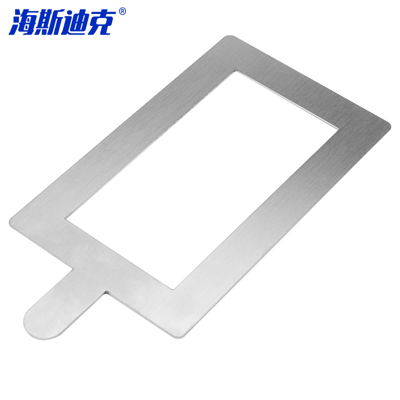 海斯迪克 不锈钢规格采样板 HKCL-583 5*10cm 直柄 1个