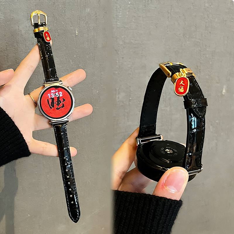 适用小天才电话手表表带Z10/Z9可爱挂脖Z11新款Z8Z7S保护套3139B 黑 441