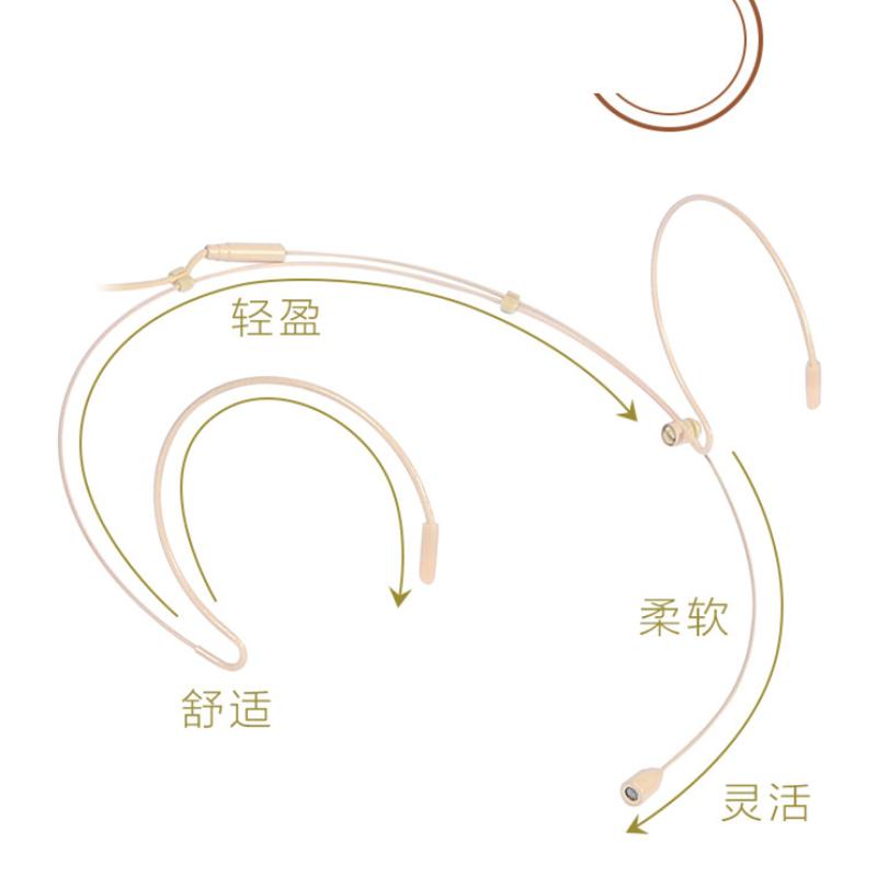 无线麦克风隐形头戴耳麦卡侬头