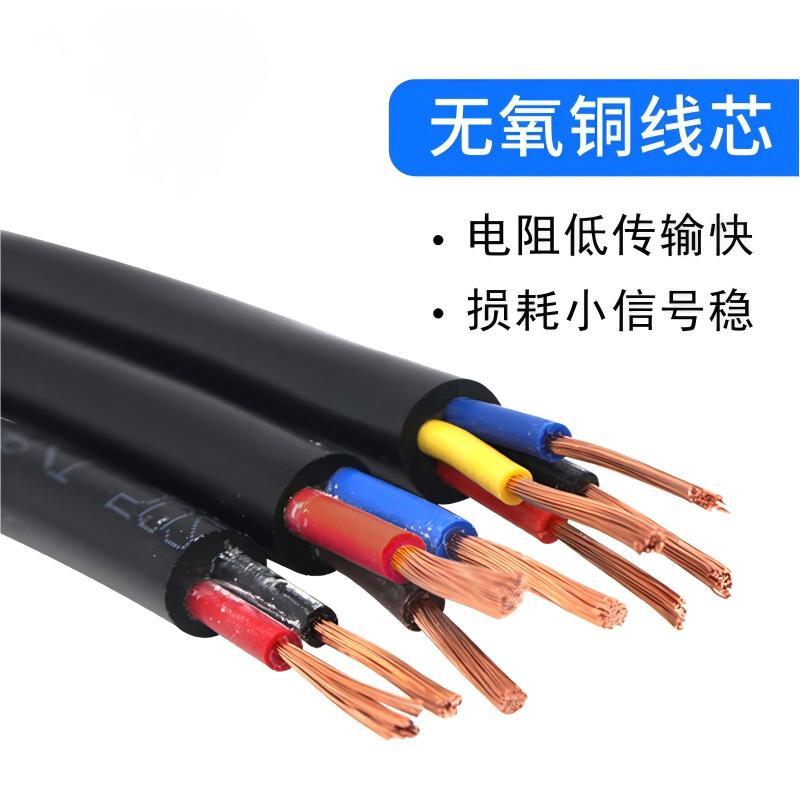 远东电缆(FAR EAST CABLE) 铜芯塑料线 RVV 4*2.5MM2(单位:米)高清大图