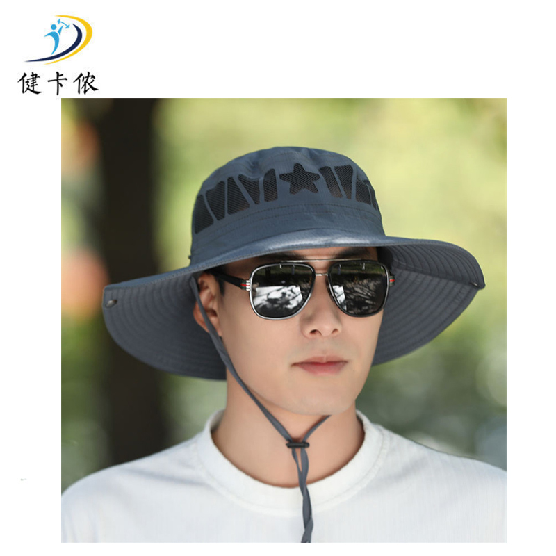 健卡侬 男士防晒遮阳帽 JZ4/顶高清大图