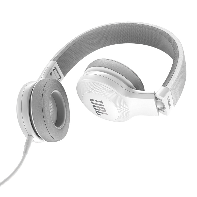 JBL E35 头戴式耳机耳麦 手机耳机 音乐耳机 游戏耳机 带麦可通话 正版 珍珠白
