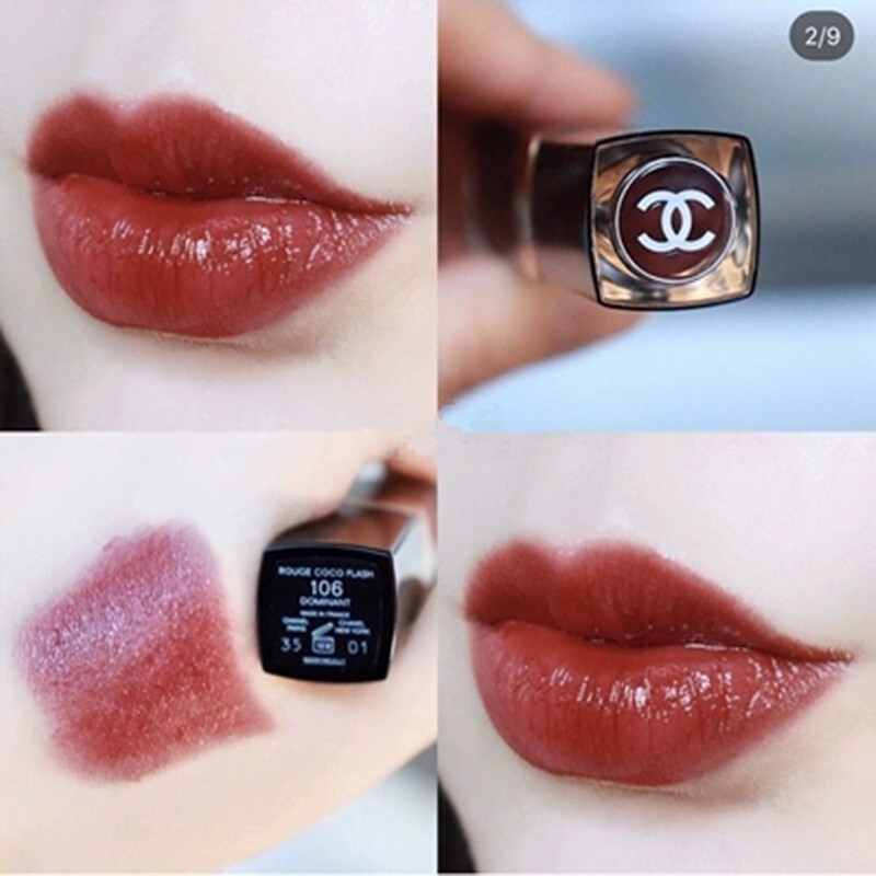 香奈儿chanel可可小姐炫光唇膏口红106玫红色滋润显色视频