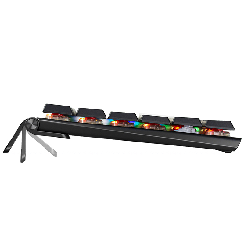 樱桃(CHERRY)机械键盘 G8A-25000LYAEU-2 MX 10.0 RGB 游戏键盘 黑色红轴