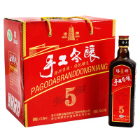 塔牌五年手工冬酿 14度 500ml*8瓶 箱装 半干型 手工酿造黄酒