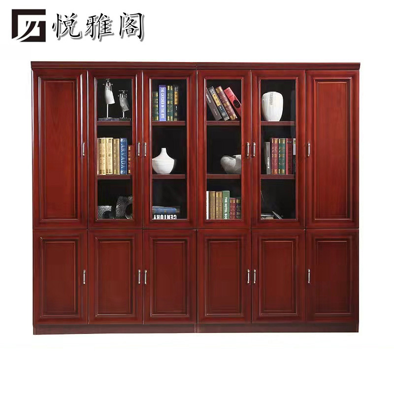 悦雅阁 文件柜木质 三门1200*400*2000 /组高清大图
