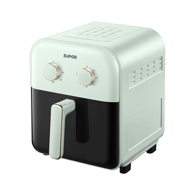 苏泊尔 KJ50D63 可视窗口不用翻面家用多功能5升大容量可拆洗电炸锅免翻面远红外蒸汽嫩炸