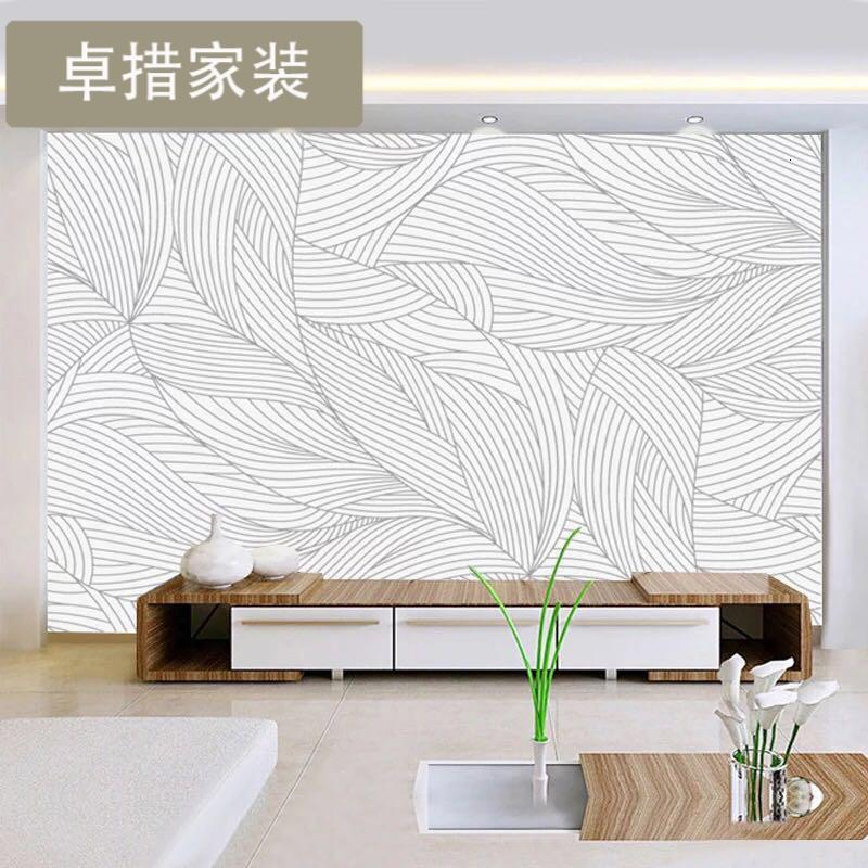 瓷砖背景墙 电视客厅沙背景墙 现代简约微晶石大理石影视墙至简壹德壹