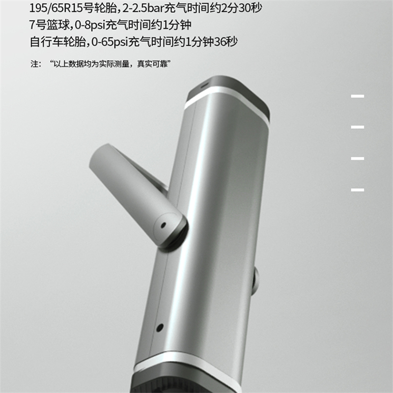 得力(deli) 随手充 数显预设车载无线充气泵锂电自动充停 汽车电动摩托车山地自行车充气打气泵打气筒 DL8071