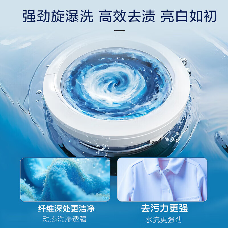 海尔波轮洗衣机XQB120-BZ20D1大容量家用 直驱变频 漩瀑洗 BZ20D1一级能效高清大图