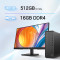 惠普(HP)星Box 电脑主机 商务办公台式机(i7-13700 16G内存 1TB机械+512GB固态 WiFi Win11 注册五年上门)升级版+23.8英寸显示器