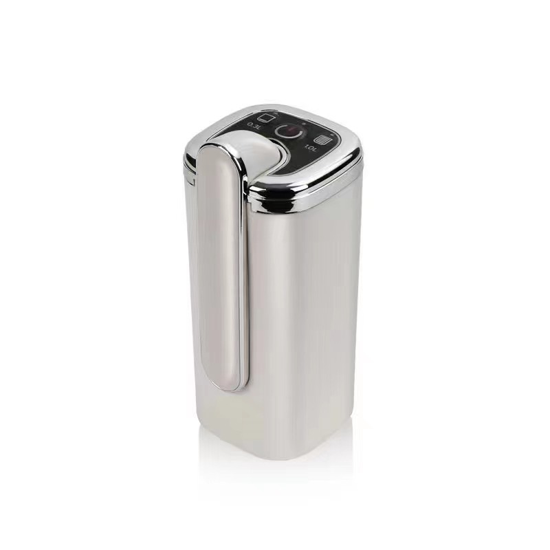 折叠电动桶装水抽水器H11折叠款白色【三按键】