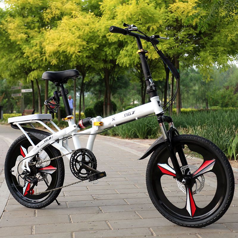 折叠自行车成人14寸16寸20寸变速减震双碟刹男女式学生便携单车