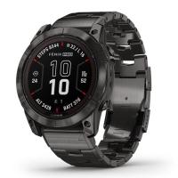 Garmin/佳明多功能GPS智能手表钛合金材质续航超长男士户外运动 Black