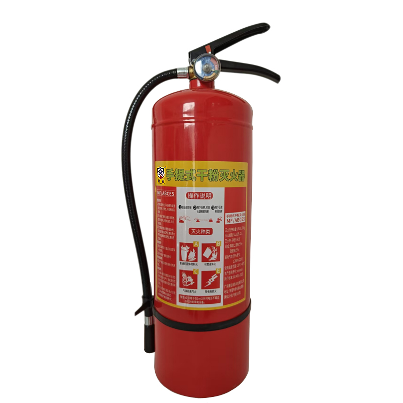 唐安25年新国标MF/ABCE5 手提式干粉灭火器 5公斤 单位:个高清大图