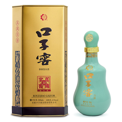 口子窖十年41度500ml兼香型白酒(新老包装随机发货)
