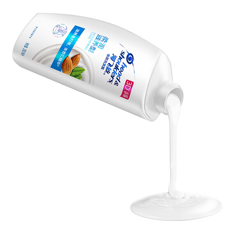 海飞丝洗发水水润滋养200ml洗发露(持久去屑柔顺滋养洗头膏)