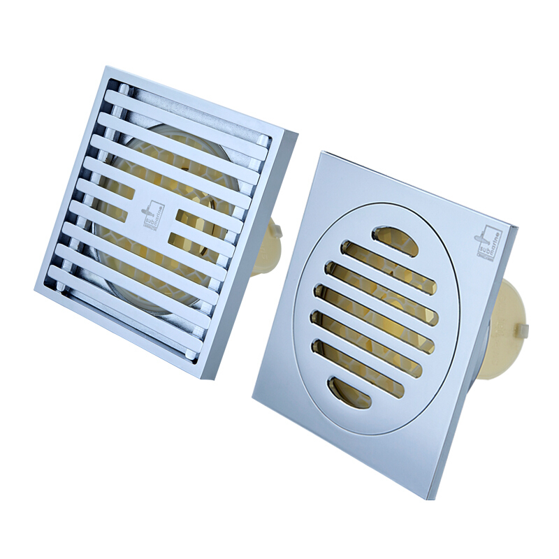 潜水艇(Submarine)全铜淋浴大排量地漏套餐 防臭地漏