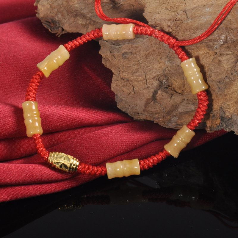 梦克拉mkela足金手链财运亨通路路通足金黄金手链手链黄金通用