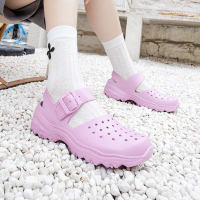 Skechers/斯凯奇女鞋新款洞洞鞋轻便透气包头凉鞋沙滩鞋111247-LIL ZP