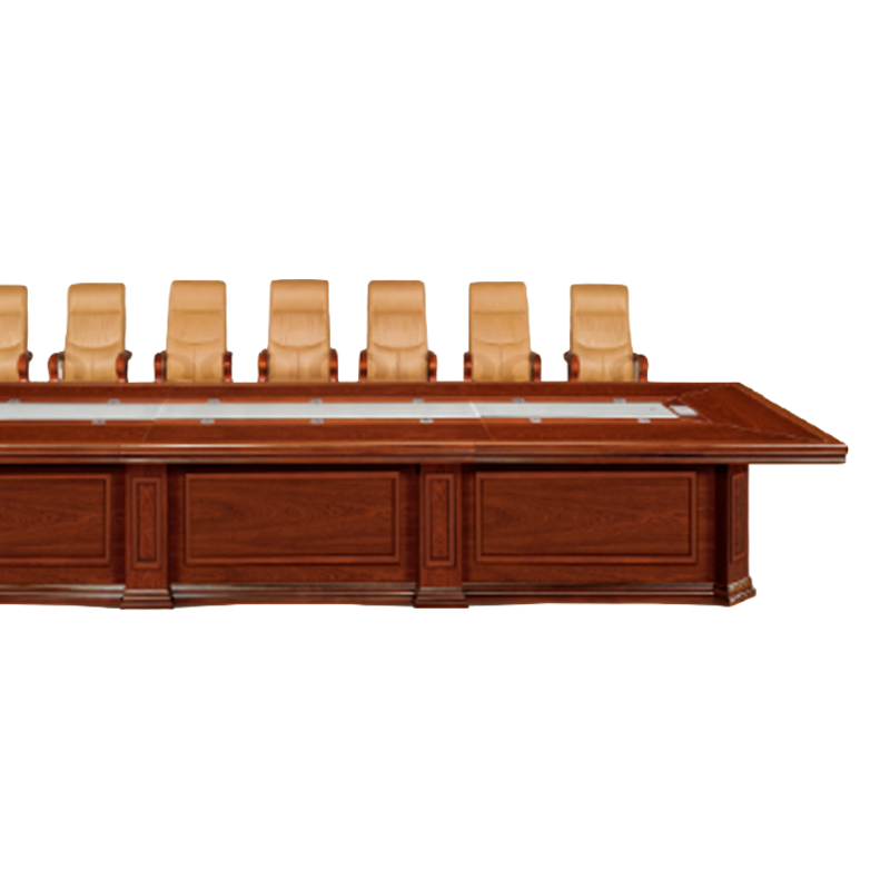 大央会议桌H-5048 4800W*1800D*760H办公家具会议桌长方形大型长桌简约现代会议室洽谈桌高清大图