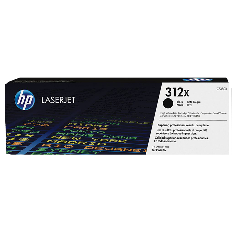 惠普(HP)CF380X 大容量黑色硒鼓 312X(适用LaserJet Pro MFP M476dw M476nw)高清大图