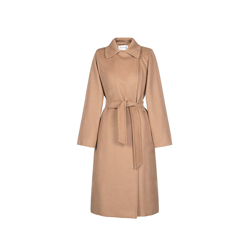 max mara 麦丝玛拉 女士骆驼绒大衣外套10161903 3manuel