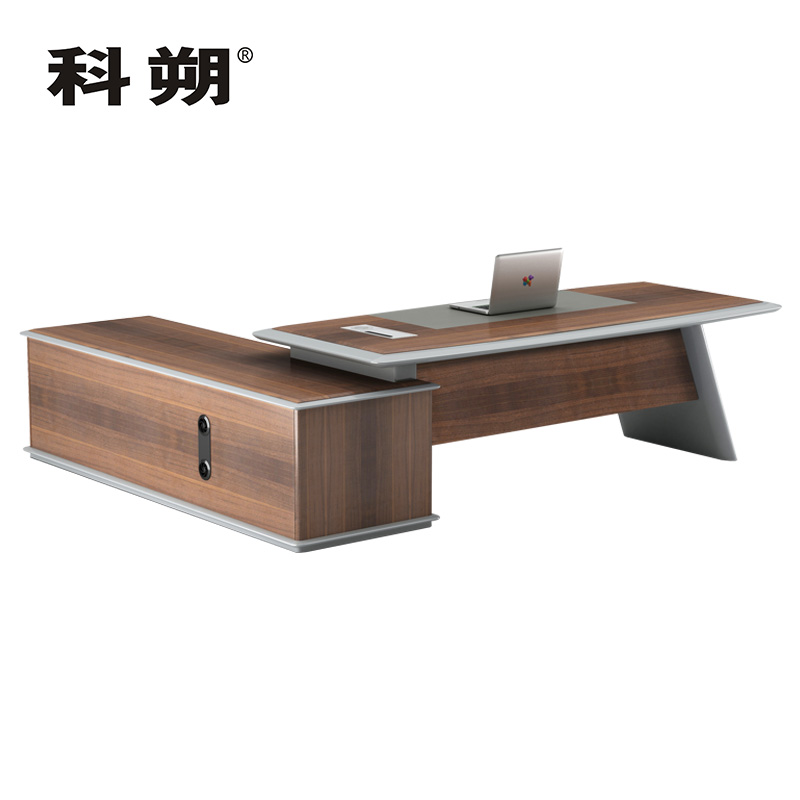 科朔 办公桌老板桌经理桌现代班台经理桌板式班台2.8米KSL35高清大图