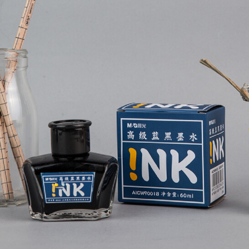 晨光(M&G) 60ml 高级蓝黑 墨水 AICW9001B (单位:瓶)