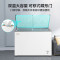 [官方正品]美的271升 商用家用囤货冰柜 大容量冷藏冷冻双箱双温冷柜 可移动蝶形门 卧式冰箱 BCD-271VMQ