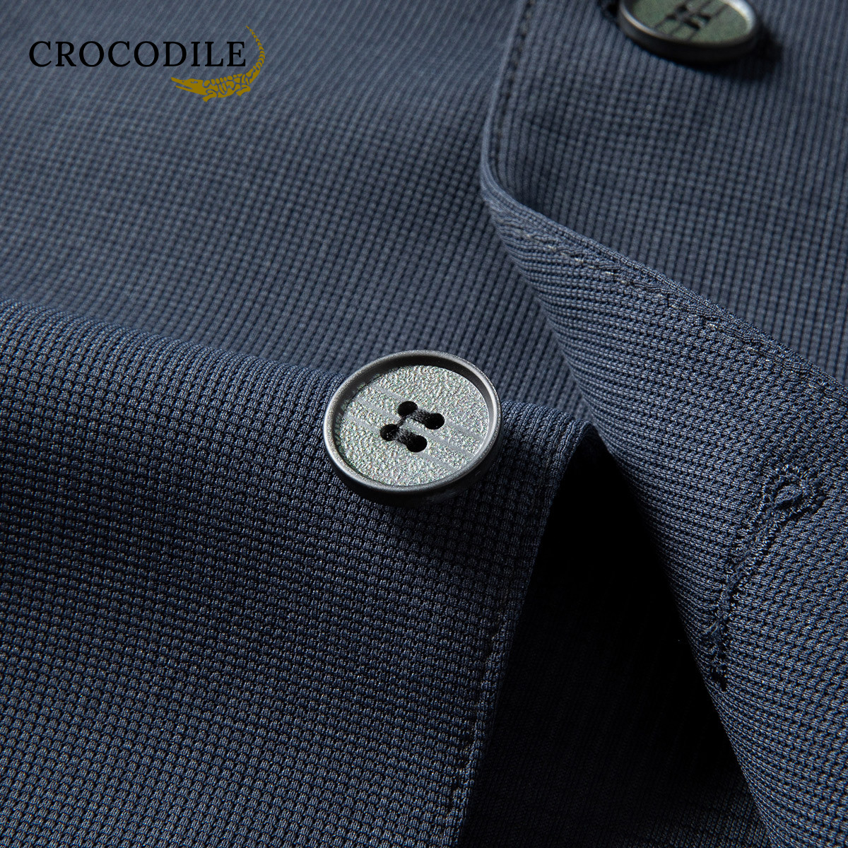 鳄鱼恤CROCODILE 男士秋冬时尚商务西装休闲百搭外套高清大图