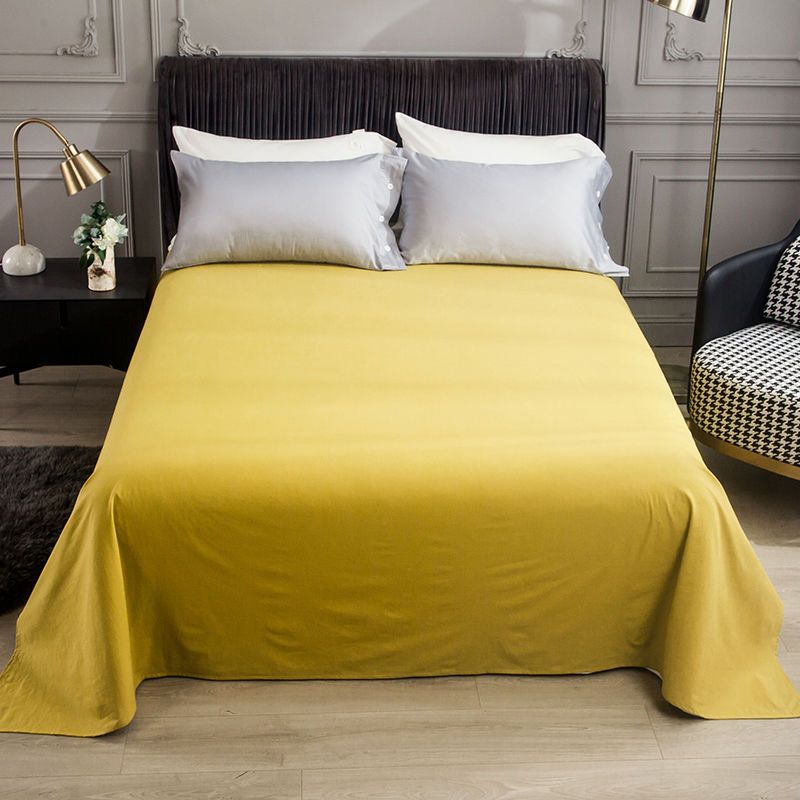 纯棉床单单件纯色全棉纯棉学生宿舍单人被单加厚双人